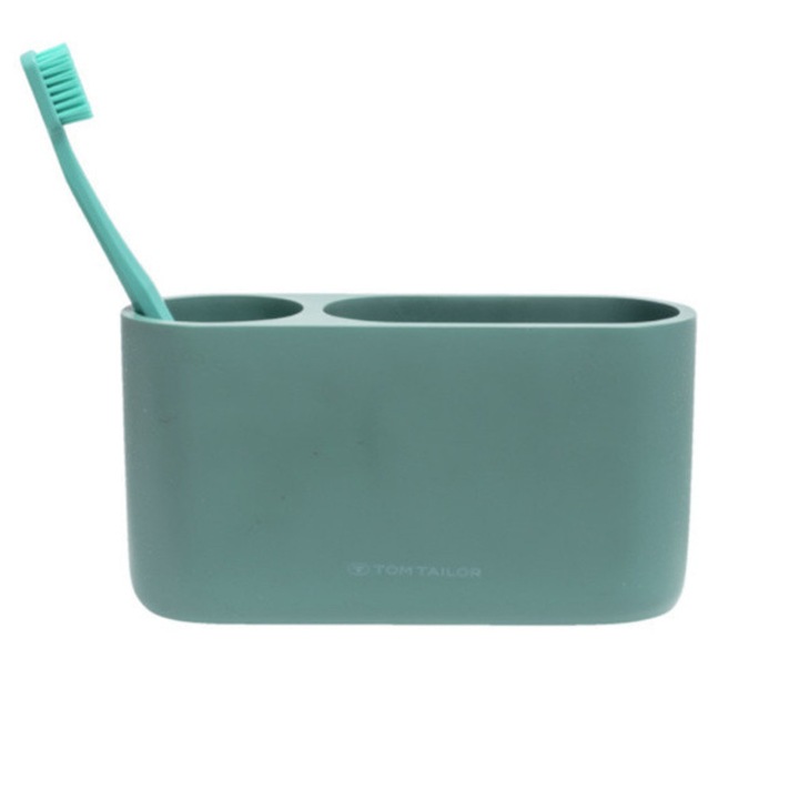 Organizator pentru baie cu pahar dublu TOM TAILOR - menta