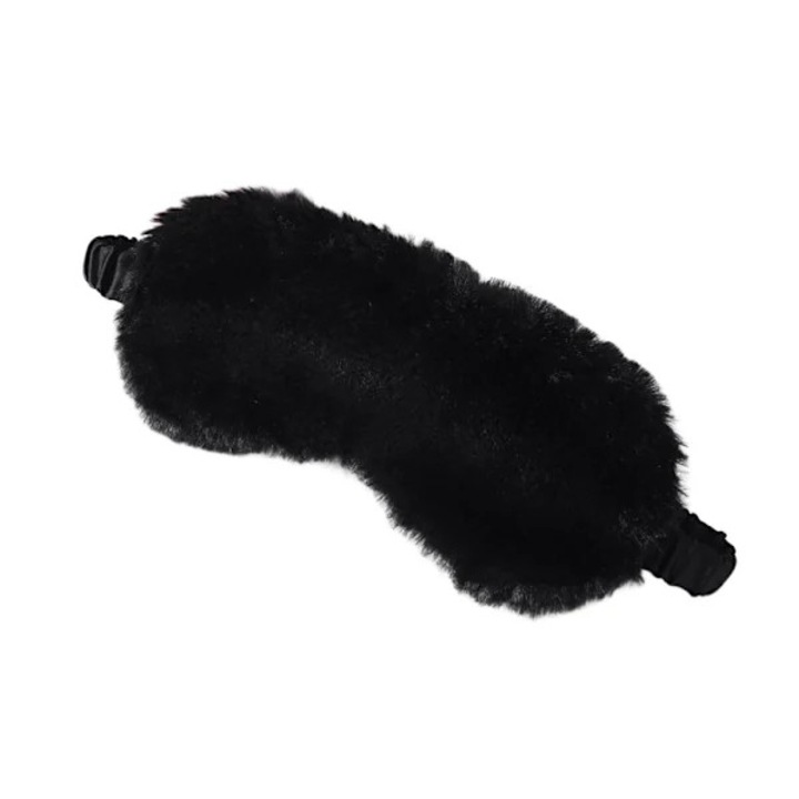 Masca de ochi pentru somn, neagra, dimensiuni 23x9cm, set 1 buc.