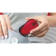 Mouse Fara Fir, Logitech, M317, Senzor Optic, Rezolutie 1000, Baterie, Interfata Usb, Usb (Radio 2.4 Ghz), Dimensiuni 95 mm X 55 mm X 38.6 mm, Culoare Rosu