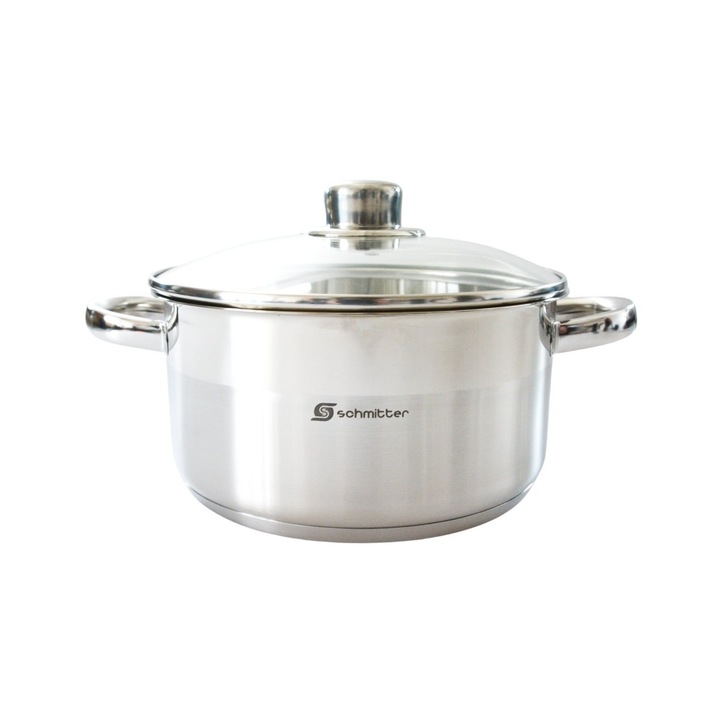 Oala inox, cu capac 302.32, 17 L, 32 x 24 cm