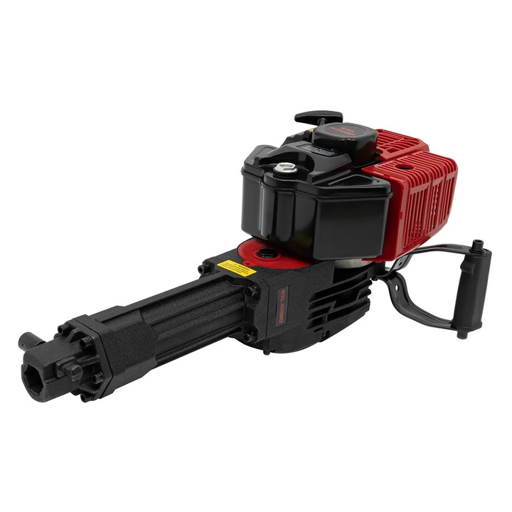 Oszlopfúró, 52 cm³, 2 ütemű, 1900 W, 6500 fordulat/perc, piros