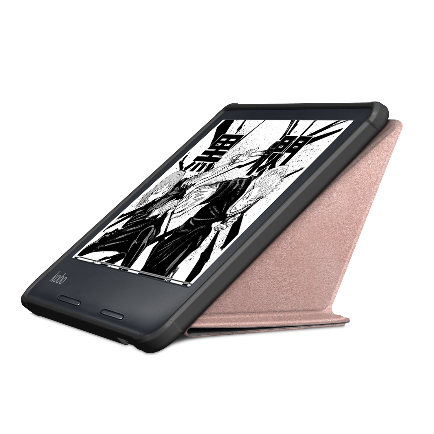 Husa tableta pentru Kobo Libra Color 2024 din piele TPU deformabila, culoare solida aurie
