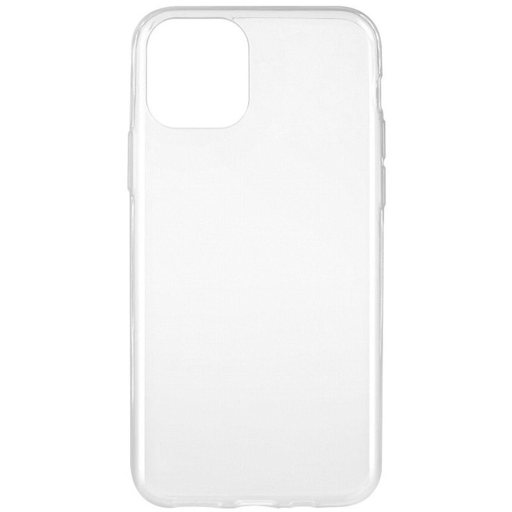 Husa de protectie telefonultau® din silicon pentru Apple iPhone 11, ultra slim, flexibila, transparenta, Crystal Clear