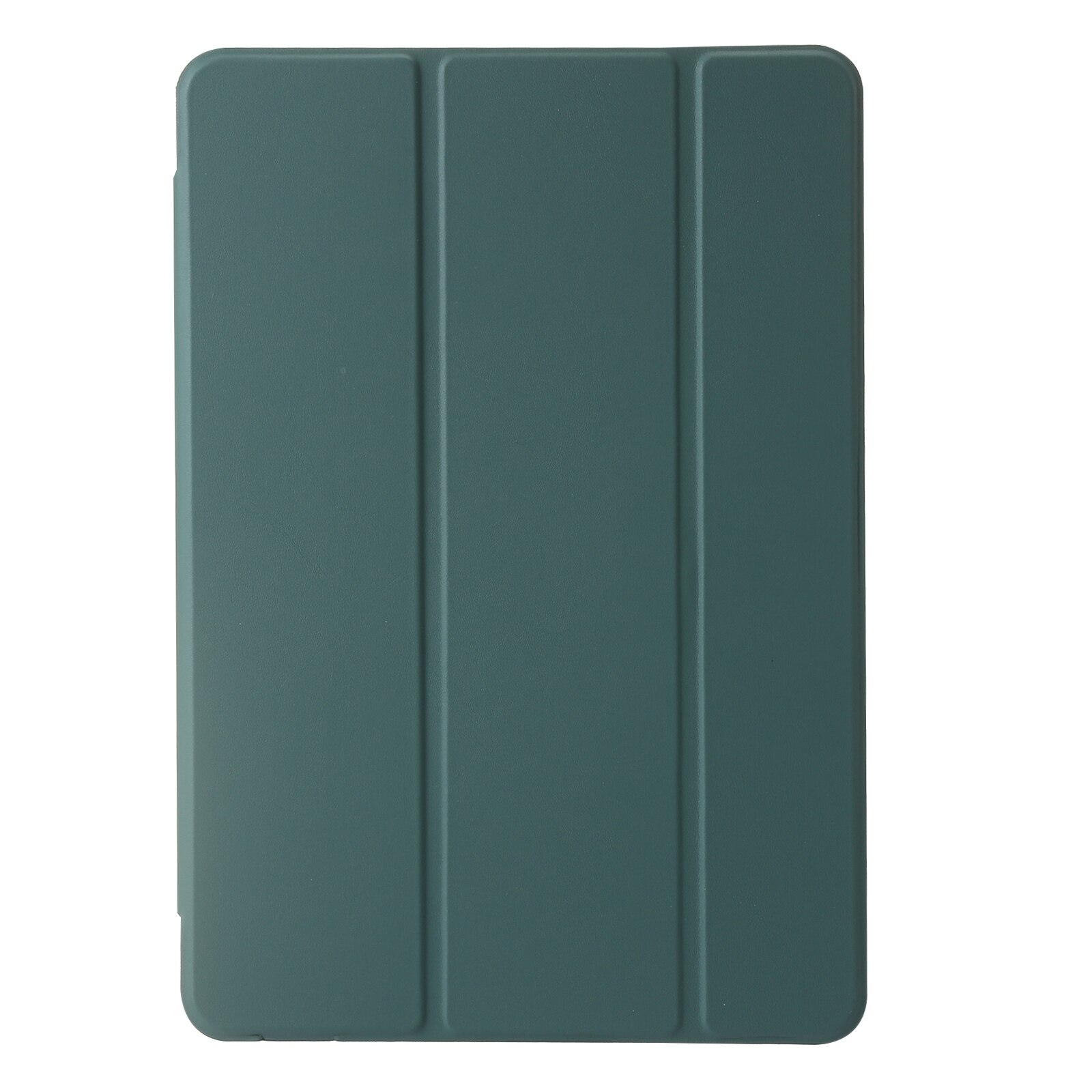 Husa tableta pentru Huawei MatePad 11 2021 / 2023, acril transparent 3 plieri piele (verde inchis)