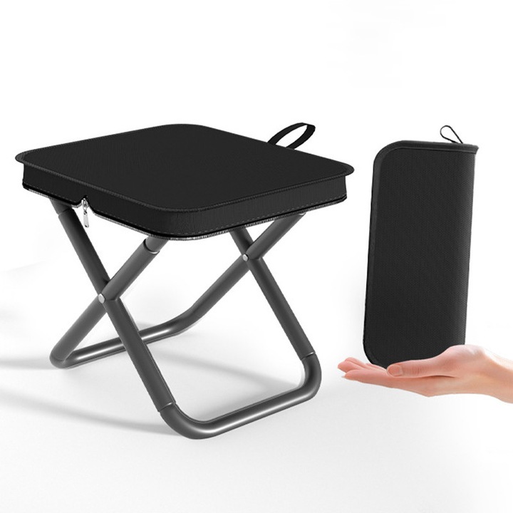 Сгъваем стол, Сгъваем, Сгъваем, преносим, устойчив на натиск (120 кг), лесен за употреба, здрава и стабилна конструкция, подсилена метална рамка. Подходящ за различни дейности на открито, позволява чиста и комфортна почивка навсякъде и по всяко време.