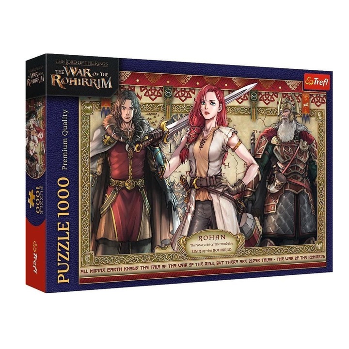 Trefl 1000 db-os puzzle - A Gyűrűk Ura - A rohírok háborúja (10937)