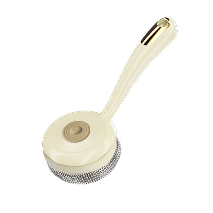 Perie pentru vase cu maner lung ZYBLSSBB, sarma otel, 30x5cm