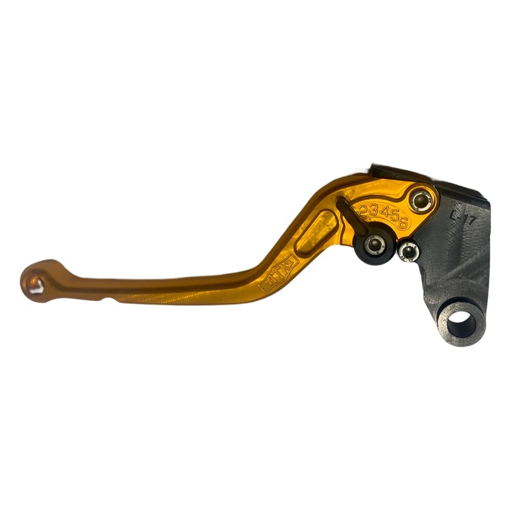 Maneta Ambreiaj TITAX Auriu – Reglabila, Lunga, Aluminiu – Compatibila Honda CBR, TTXLG15