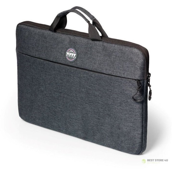 Geanta laptop Port Designs Belize II, gri, 16", cu compartiment pentru tableta, 420x300x20mm