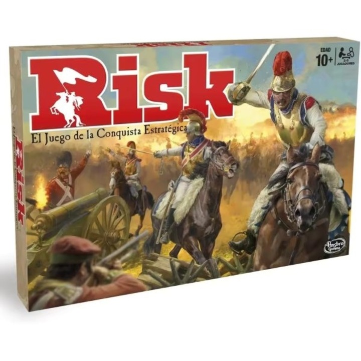 Társasjáték, Classic Risk, 2-6 játékos, stratégiai, többszínű