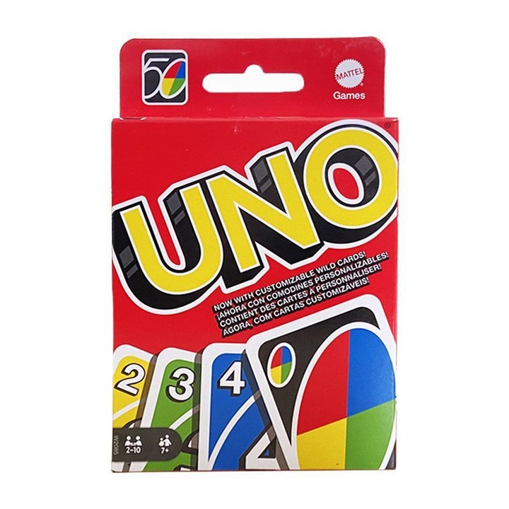 Joc de carti si joc de societate UNO pentru 2 pana la 10 jucatori, jucati cate jocuri doriti, pentru copii sau adulti