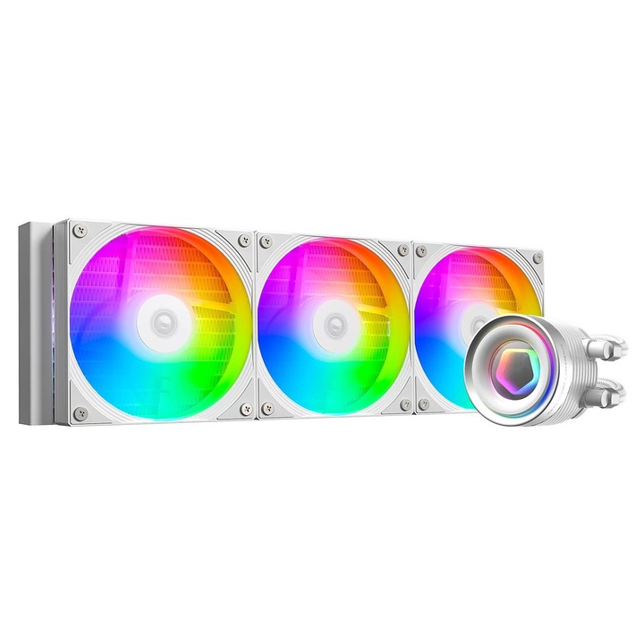 Cooler Procesor ID-Cooling FX360 INF, RGB, 3x12cm, Alb