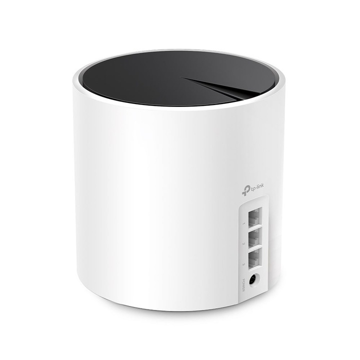 Router Wireless TP-Link Deco X55 AX3000 WiFi 6, Dual Band, 3xLAN, Alb, 1 Pachet