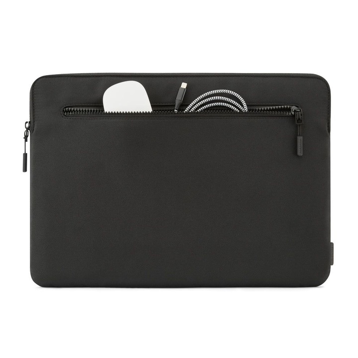 Husa laptop, Pipetto, Poliester, Pentru Macbook 15"/16", 375 x 260 x 23 mm, Negru