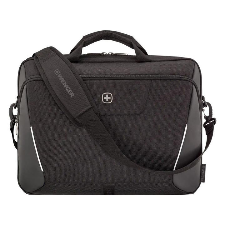 Geanta laptop Wenger XE Brief 17", neagra, 450x340x160mm, cu compartiment pentru tableta