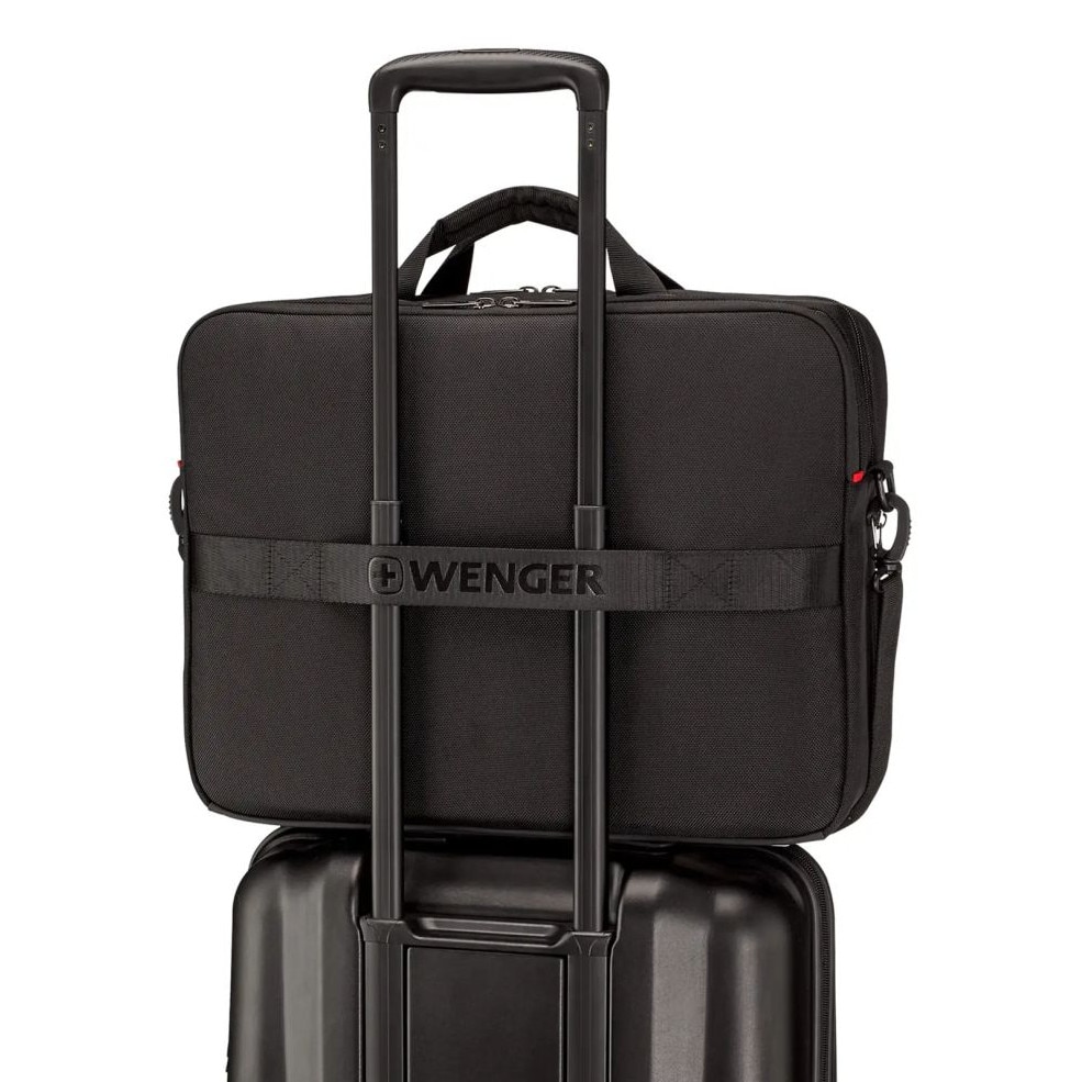 Geanta laptop Wenger XE Brief 17", neagra, 450x340x160mm, cu compartiment pentru tableta