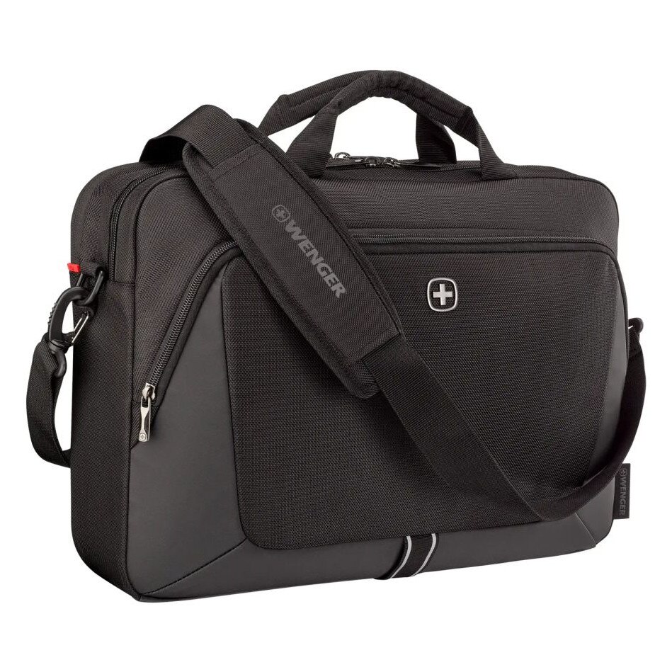 Geanta laptop Wenger XE Brief 16", neagra, 430x310x140mm, cu compartiment pentru tableta