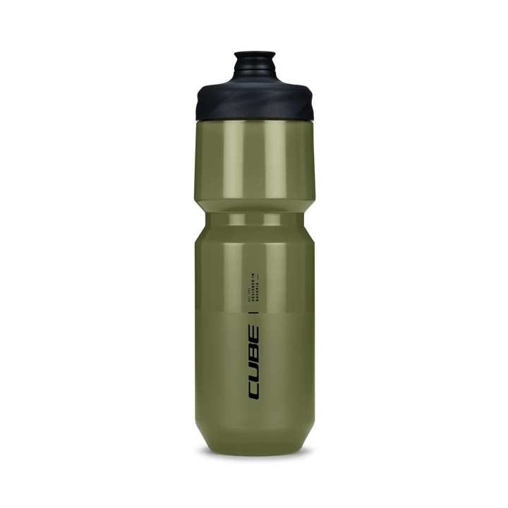 Bidon Cube Flow 750ml, culoare olive, PVC