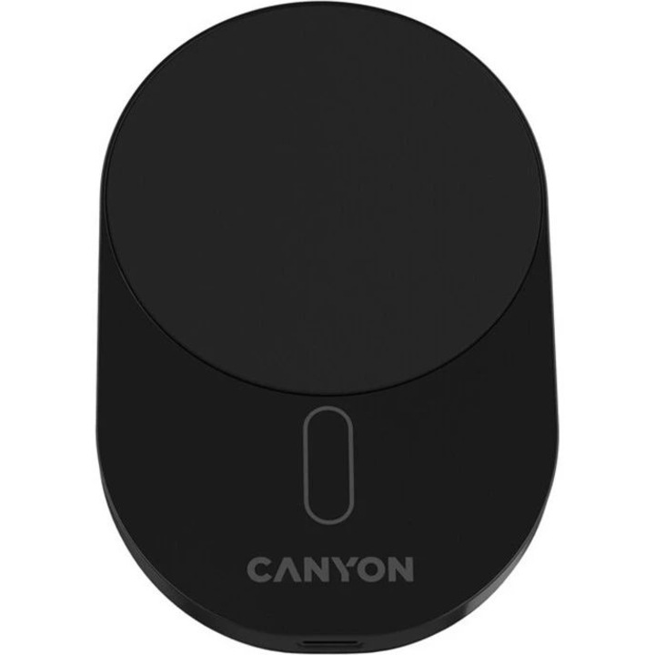 Canyon OnGrip 105 15W Qi2 vezeték nélküli autós töltő, fekete