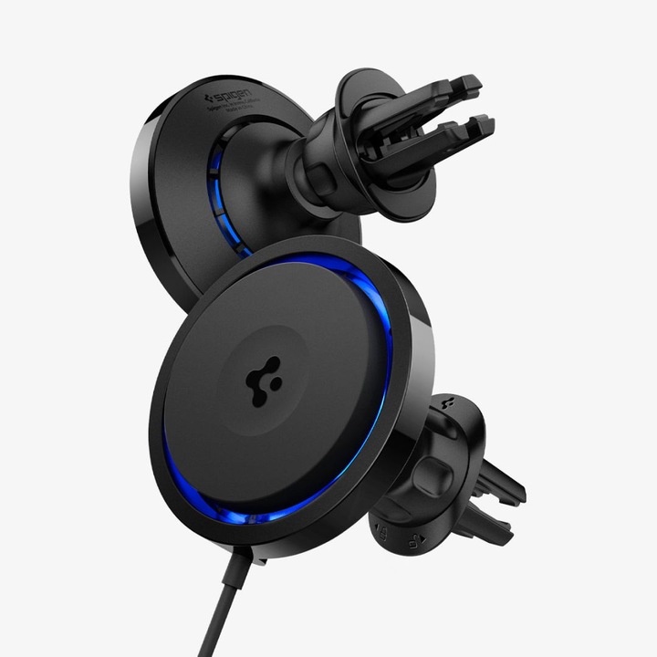 Suport auto pentru telefon, Spigen OneTap Pro 3 CryoMax, negru, pentru grila de ventilatie