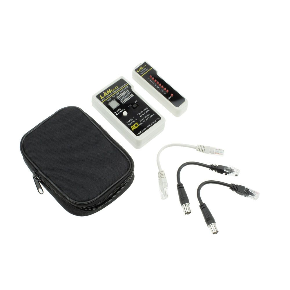 Tester cablu LAN ACT UTP/STP/BNC, 282561 - eMAG.ro