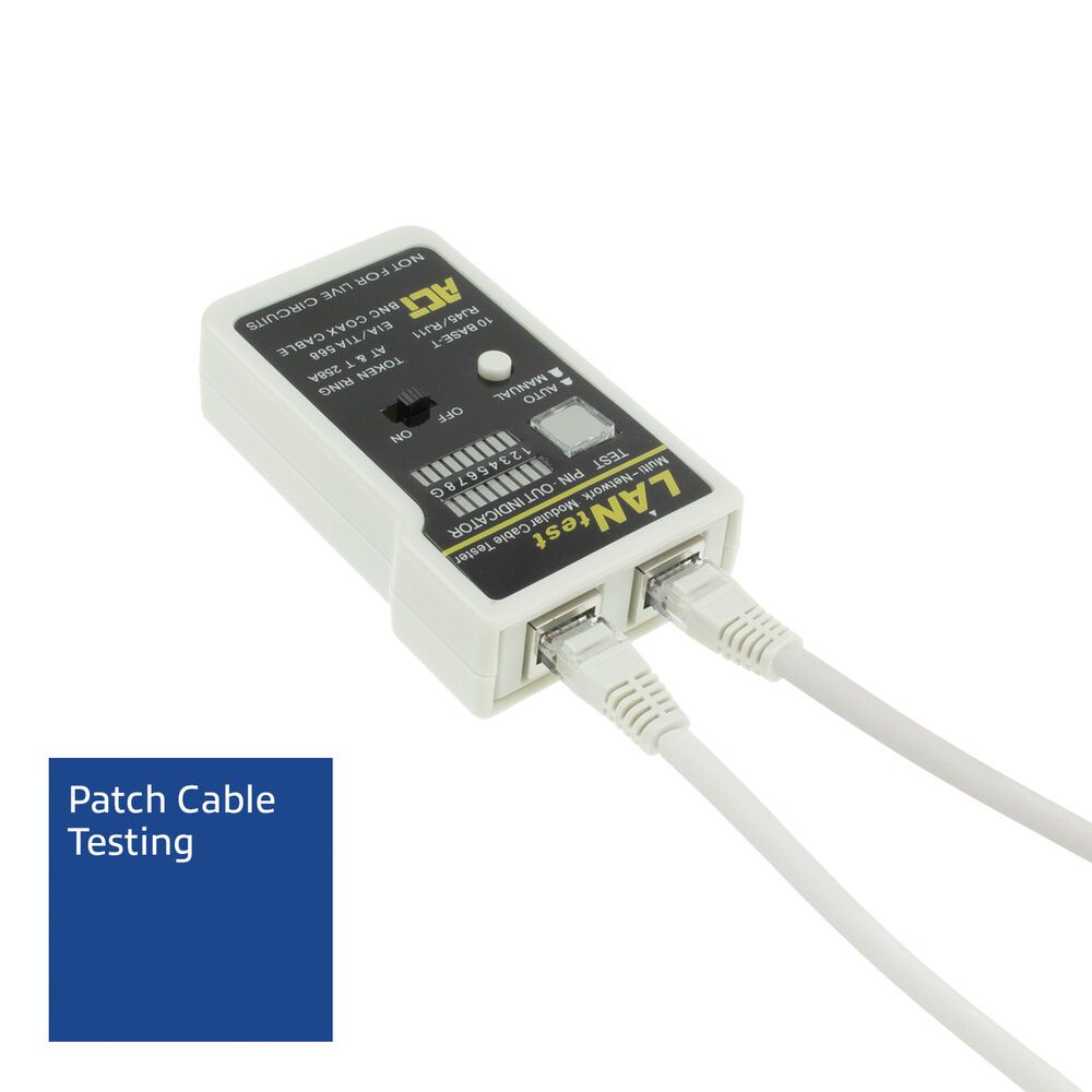 Tester cablu LAN ACT UTP/STP/BNC, 282561 - eMAG.ro
