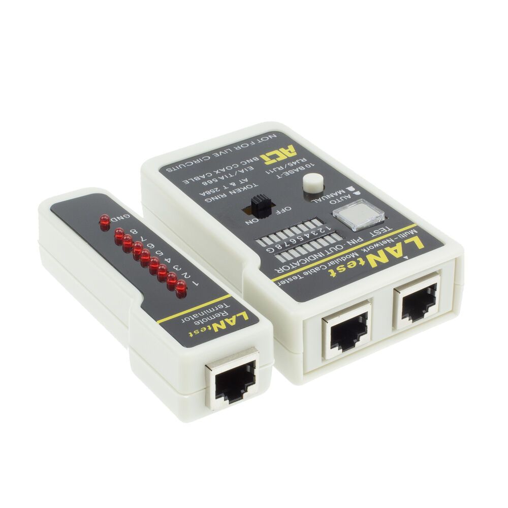 Tester cablu LAN ACT UTP/STP/BNC, 282561 - eMAG.ro