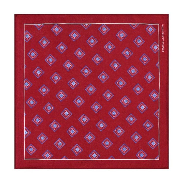 Esarfa din matase, Rosu