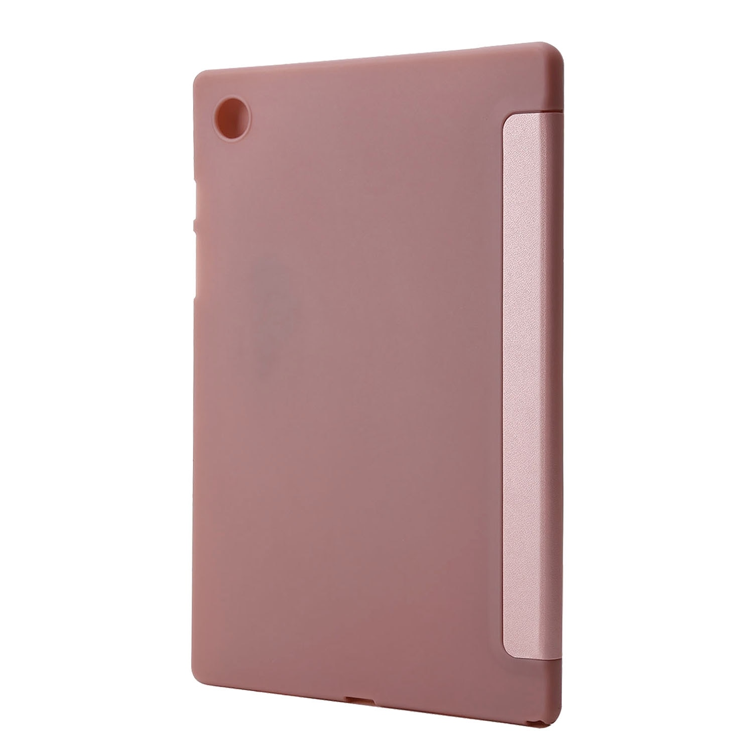 Husa tableta pentru Lenovo Tab M10 Plus 10.6 3rd Gen 2022, TPU + piele, tip carte cu suport, protectie anti-zgarieturi, acces complet la porturi, Roz auriu