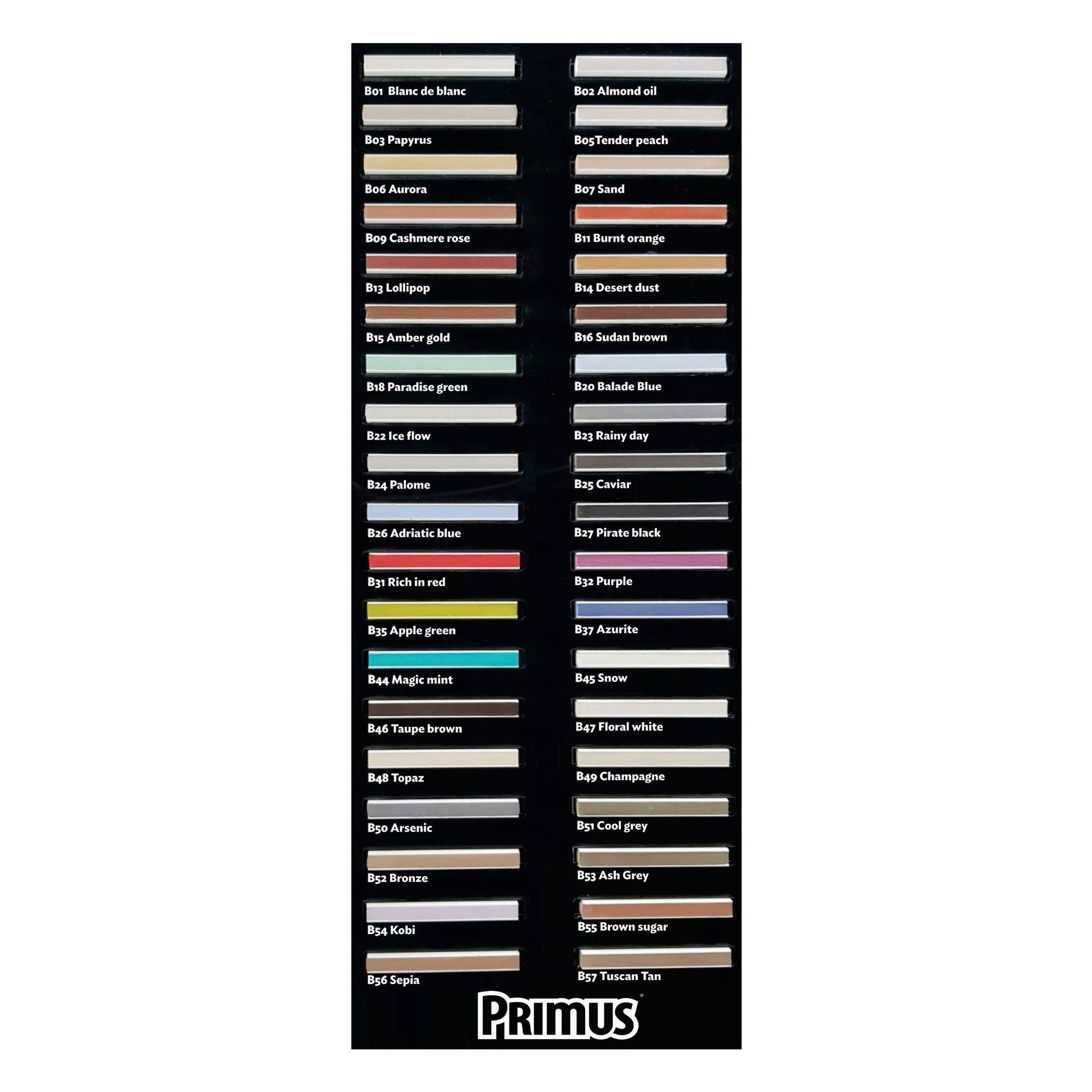 Chit de rosturi gresie si faianta Primus Multicolor, B55 brown sugar ...