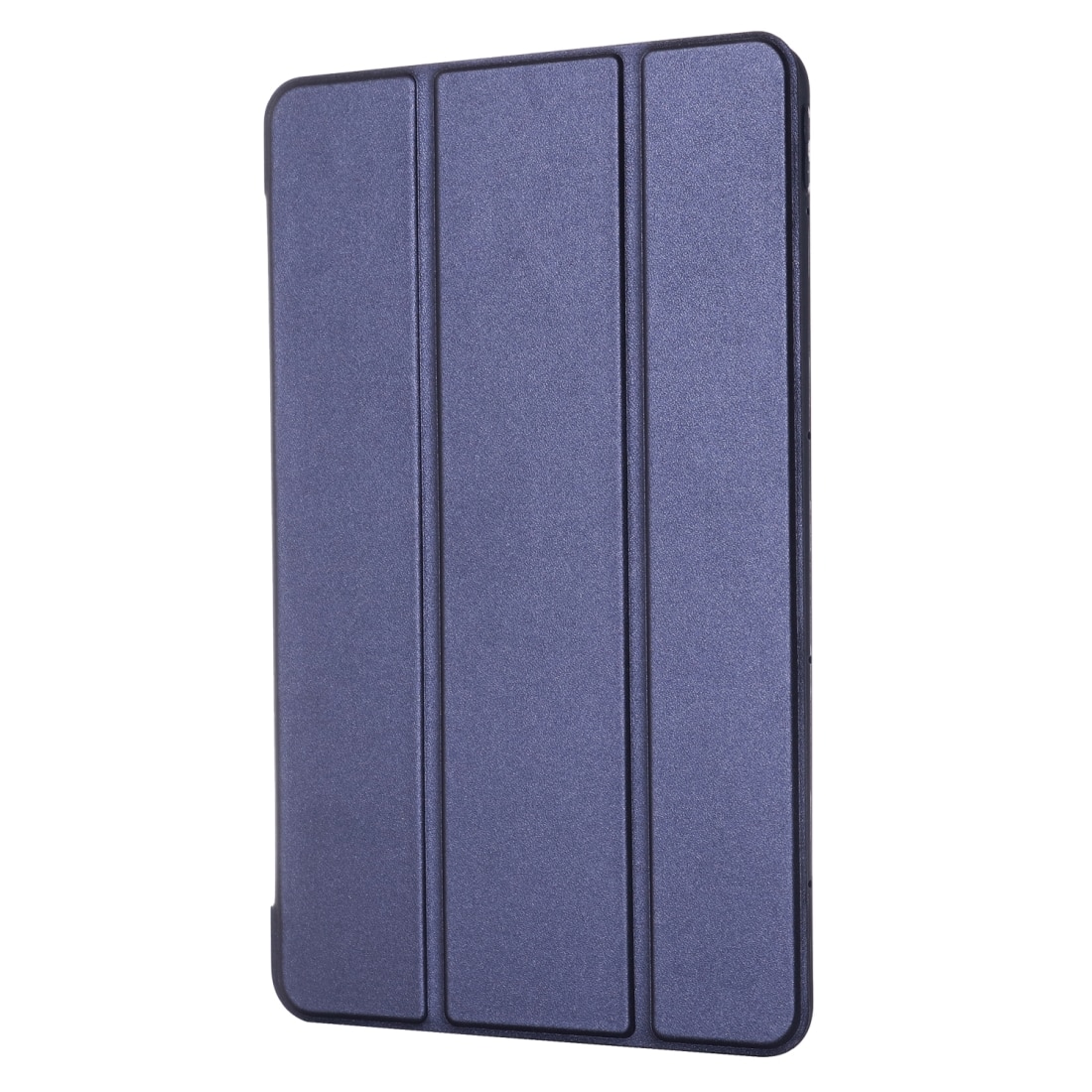 Husa tableta pentru Huawei MatePad 10.4, piele PU, tip carte cu suport cu pliere in trei, margini anti-soc, acces complet, Albastru
