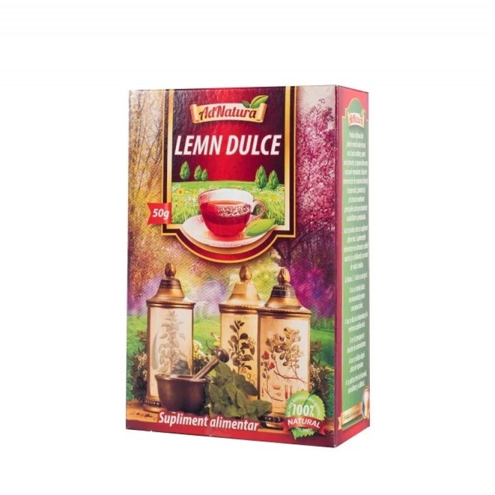 Ceai de lemn dulce radacina, 50 grame, DAsiNU