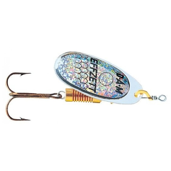 Spinner Mimteam Rotativa DAM Effzett Standard 4gr, Reflex Silver, set 1 bucată