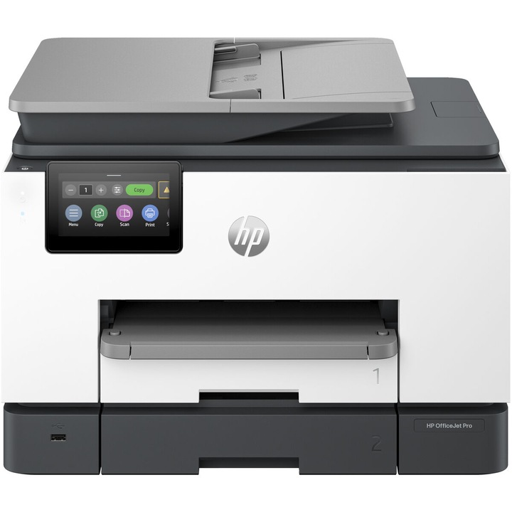 Принтер HP OfficeJet Pro 9132e, Многофункционален, Цветен екран, Сив, A4