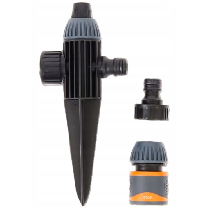 Forgó locsolófej vízsugárral, kerek tömlővéggel működtethető Ferm CSA1054