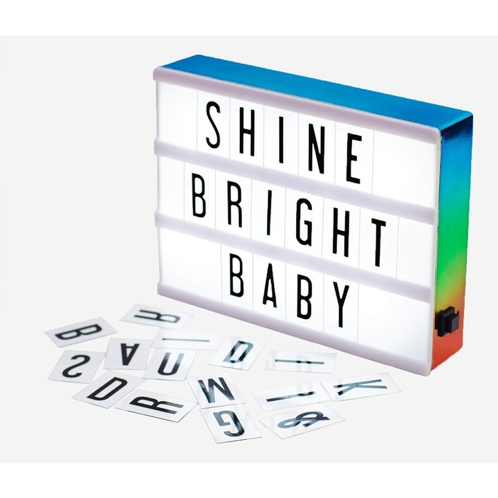 LED лампа с букви, цифри и символи, с кабел или с батерии, 2 вида осветление, подходяща за вътрешна употреба, многоцветна