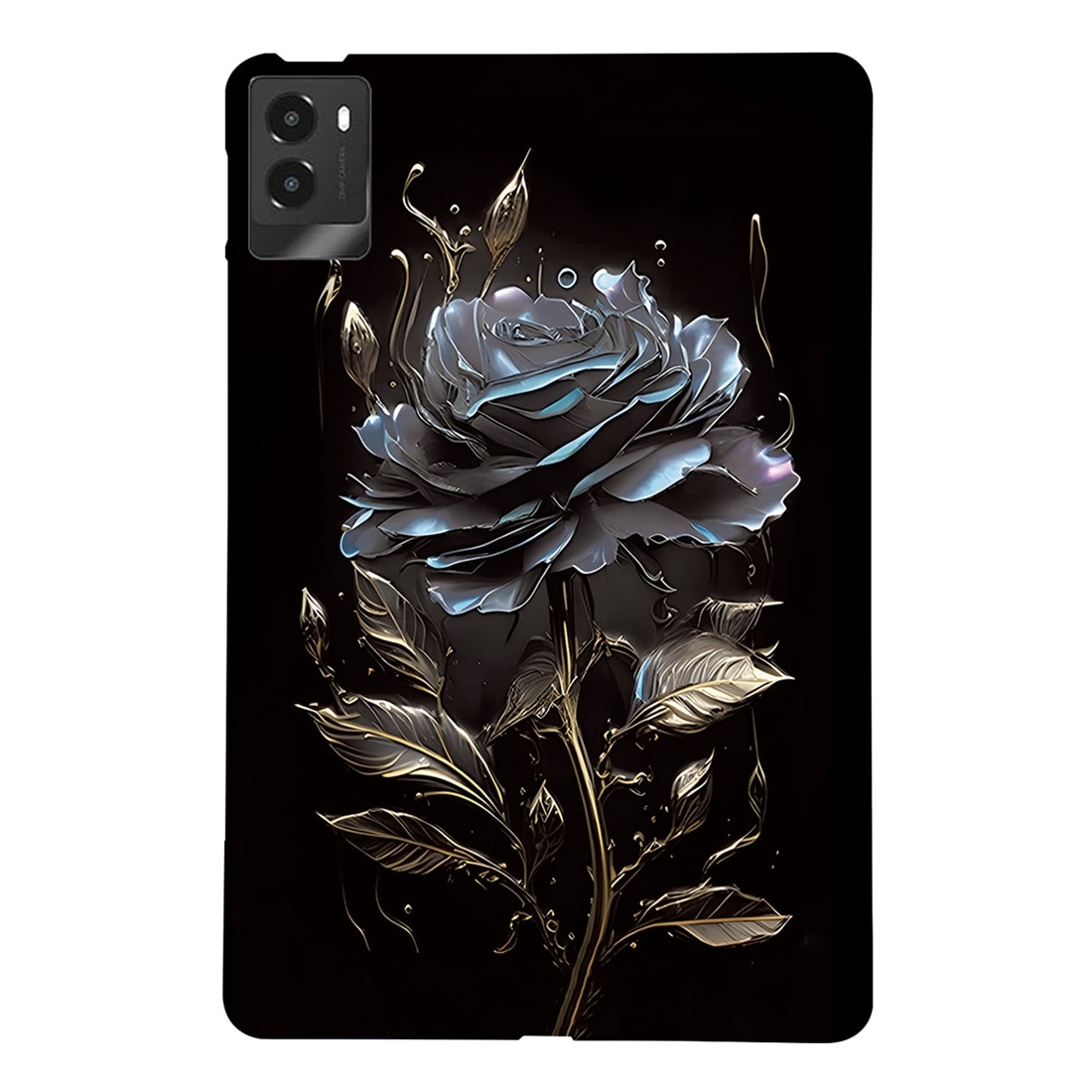 Husa tableta pentru Lenovo Legion Y700 2025, TPU, tip design pictura, acces complet la porturi, Negru