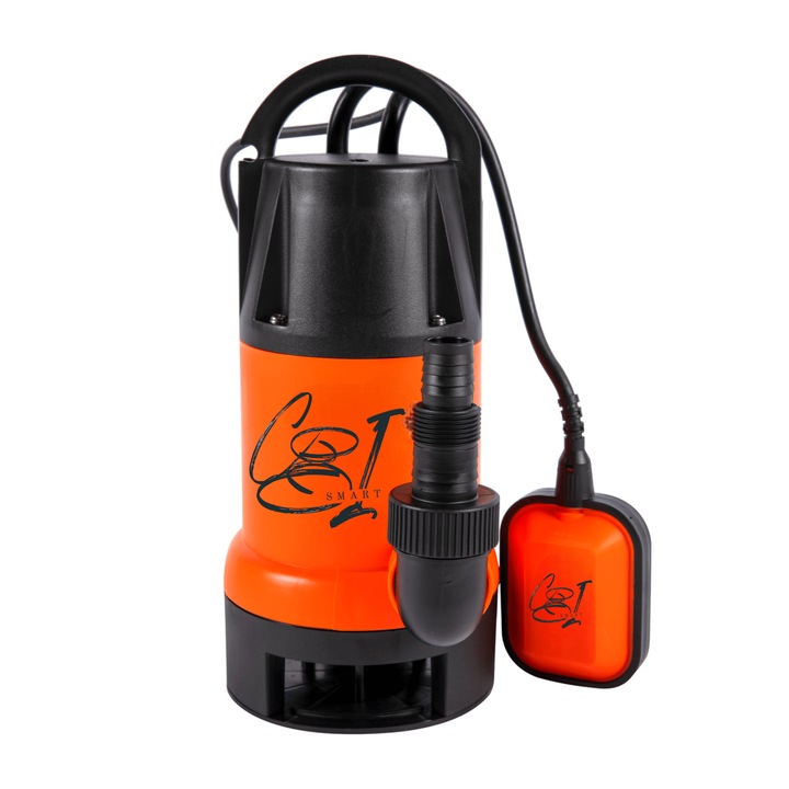 Помпа за мръсна вода COBI SMART, Пластмасова, Мощност 900W/1.2 к.с., Максимален дебит 14 м³/час, Максимална височина 8.5 м