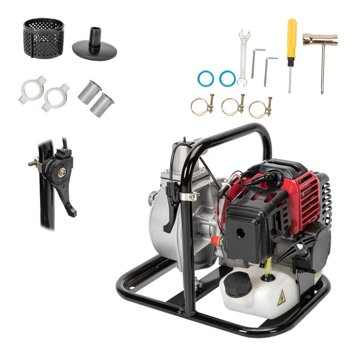 Motopompa Apa, Motor 2 Timpi, 1TOL, 8m3, 2CP, Model nou