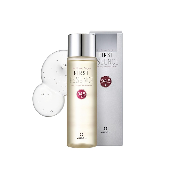 [MIZON] SKIN POWER ORIGINAL FIRST ESSENCE (210 мл) Корейска грижа за кожата – Ревитализираща есенция с ферментирали галактомицеси за сияйна, хидратирана и равномерна кожа