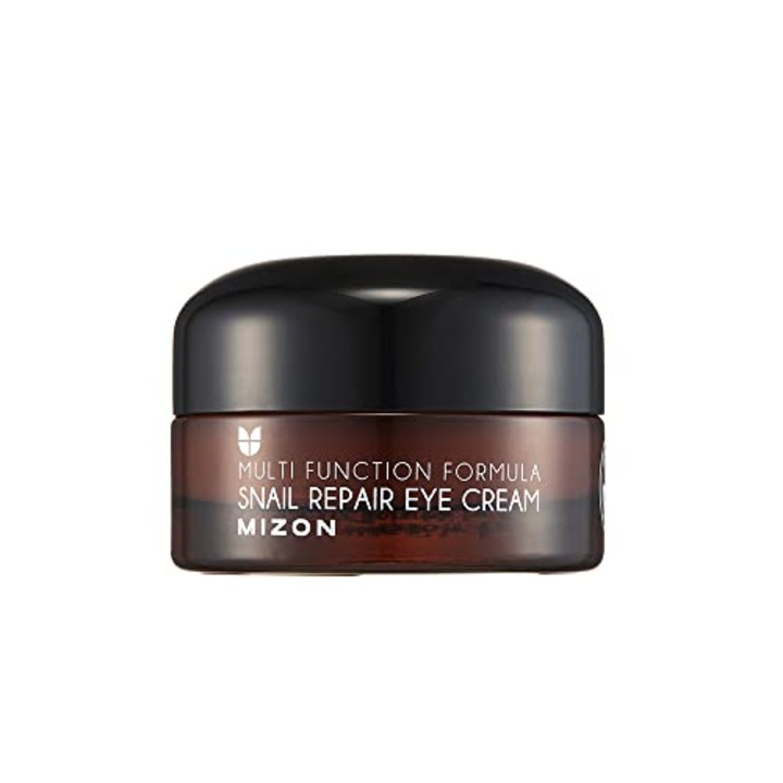 [MIZON] SNAIL REPAIR EYE CREAM (25 мл) Корейска грижа за кожата – Подмладяващ крем за очи с охлювов муцин и ниацинамид – Намалява бръчките, изсветлява тъмните кръгове и осигурява интензивна хидратация