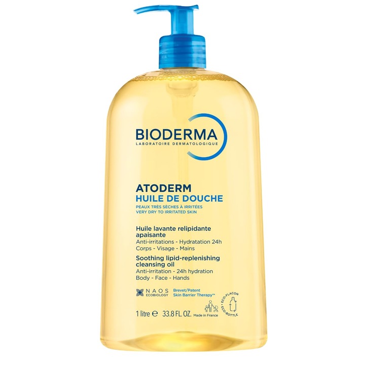 Bioderma Atoderm Ultra-Nourishing Anti-Irritation tusfürdőolaj 1L / 33.80 fl.oz