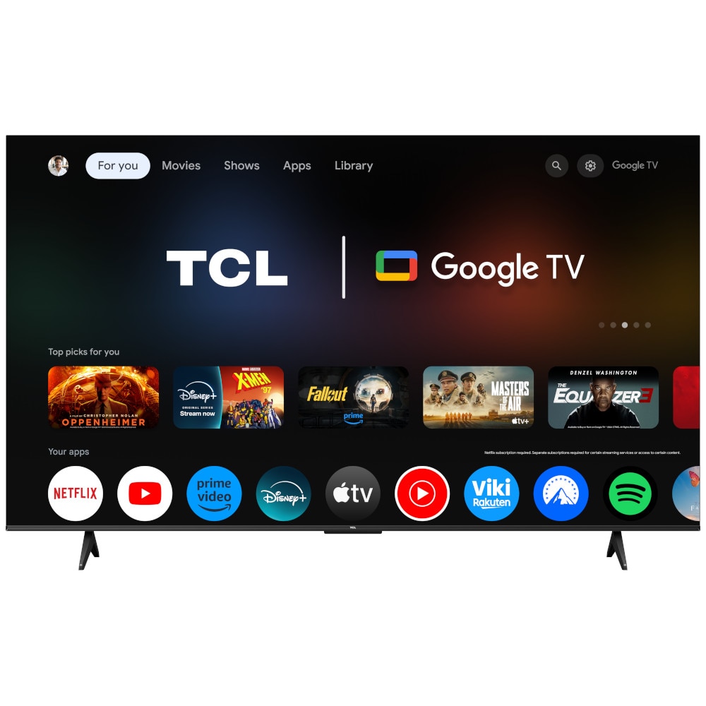 Televizor LED TCL 75V6C, Smart TV, 189 cm, Ultra HD 4K, Google TV, Clasa E