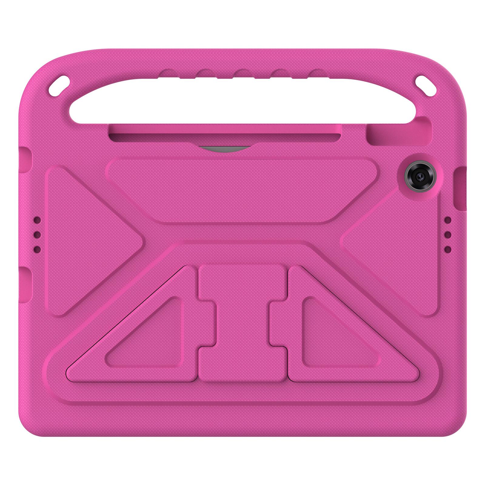 Husa tableta pentru Lenovo Tab TB-311 WiFi 10.1 2025, material EVA, cu maner si suport, protectie anti-soc, roz pal