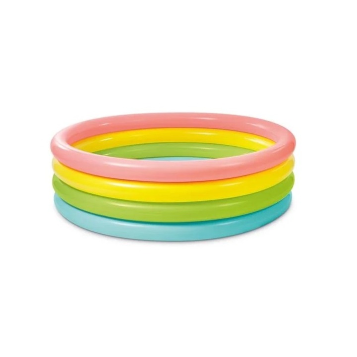 Детски плувен басейн "Sun Glow", Welora, Капацитет 780 л, Pазмери Ø168x46 см, Mногоцветен