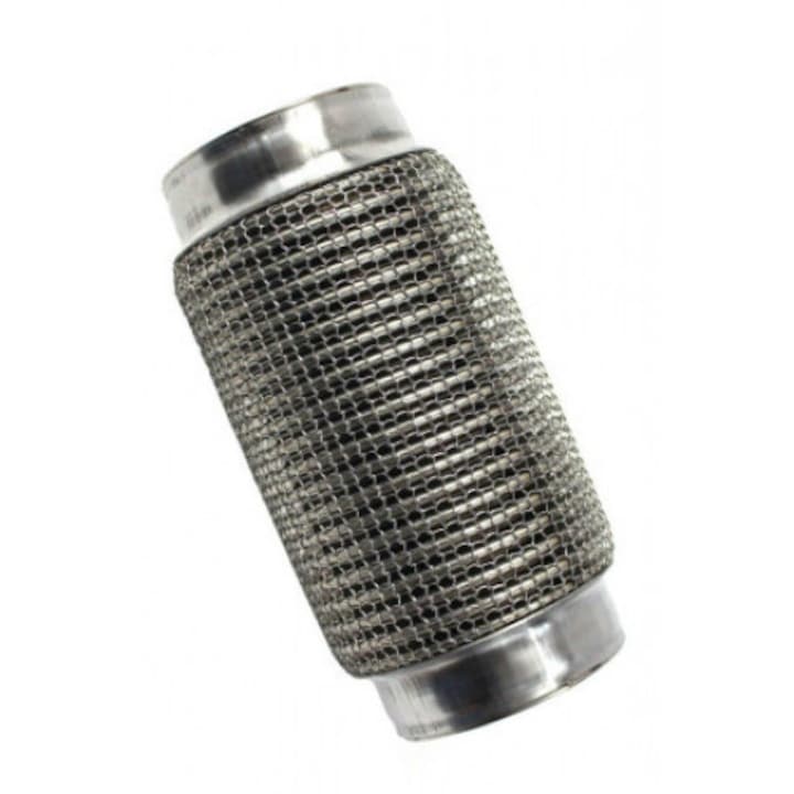 Rugalmas rozsdamentes acél kipufogócsatlakozó 90x200 mm, kiváló minőségű, strapabíró, professzionális