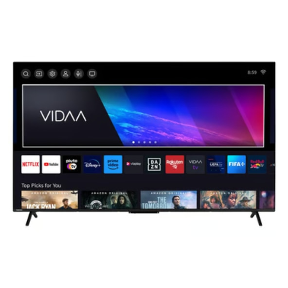 Televizor LED TOSHIBA 65QV2463DA, 164 cm, 4K UHD, HDR, Smart TV, control vocal