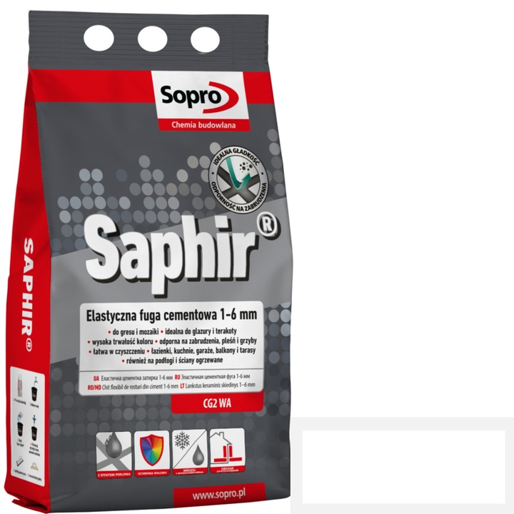 SOPRO SAPHIR FUGA 10 festék, fehér, 4 kg