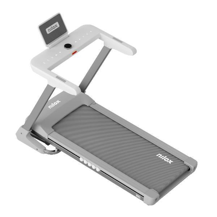 Електрическа бягаща пътека Nilox XN3, сгъваема, мотор 1.25 к.с., максимално тегло на потребителя 130 кг