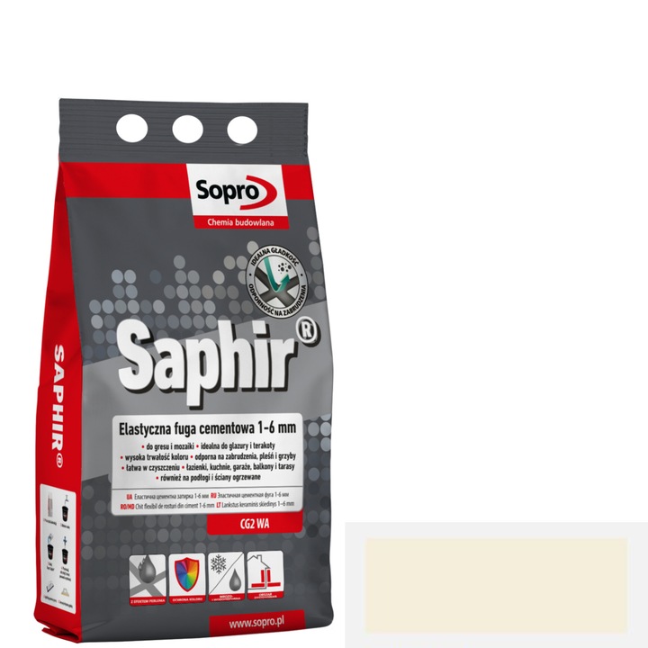 Chit si adeziv faianta SOPRO SAPHIR FUGA 27 2kg